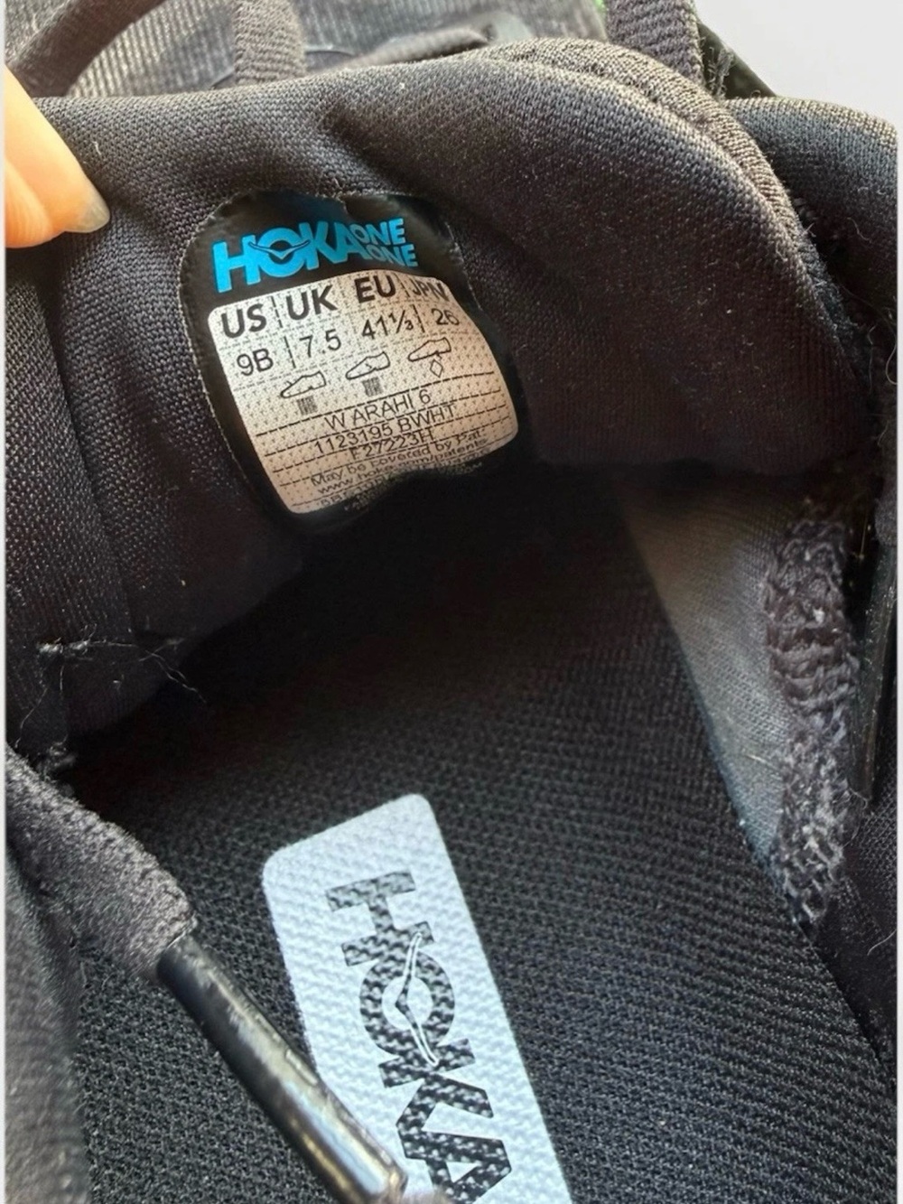 Hoka Ahari 6 Women’s US 9 Black Gray Running Shoes Stability Cushion Lightweight - Picture 11 of 11